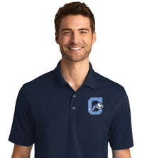 Load image into Gallery viewer, The Citadel, Jumping Bulldog UV Micro-Mesh Polo Shirt
