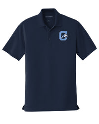 Load image into Gallery viewer, The Citadel, Jumping Bulldog UV Micro-Mesh Polo Shirt
