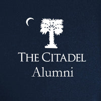 Load image into Gallery viewer, The Citadel Palmetto Alumni UV Micro-Mesh Tipped Polo-Rich Red-River Blue Navy

