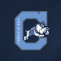 Load image into Gallery viewer, The Citadel Black C Jumping Bulldog UV Micro-Mesh Tipped Polo-Navy
