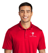 Load image into Gallery viewer, The Citadel Performance Polo-Red
