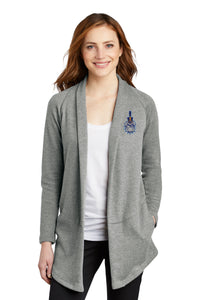 Load image into Gallery viewer, Spike Ladies Interlock Cardigan-Medium Heather Grey
