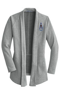 Load image into Gallery viewer, Spike Ladies Interlock Cardigan-Medium Heather Grey
