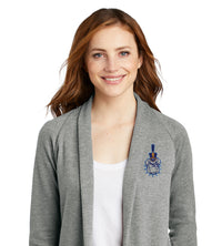 Load image into Gallery viewer, Spike Ladies Interlock Cardigan-Medium Heather Grey
