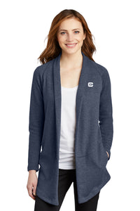 Load image into Gallery viewer, The Citadel C Ladies Interlock Cardigan - Estate blue Heather
