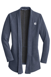 Load image into Gallery viewer, The Citadel C Ladies Interlock Cardigan - Estate blue Heather
