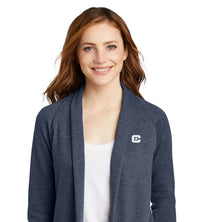 Load image into Gallery viewer, The Citadel C Ladies Interlock Cardigan - Estate blue Heather
