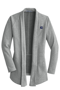 Load image into Gallery viewer, The Citadel C Ladies Interlock Cardigan - Medium Heather Grey
