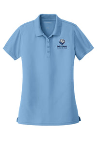 Load image into Gallery viewer, Class of 2023 Bulldog Ladies UV Micro-Mesh Polo-CarolinaBlue
