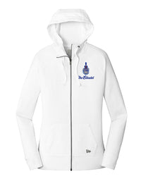 Load image into Gallery viewer, The Citadel Spike Ladies Sueded Cotton Blend Full-Zip Hoodie
