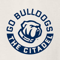 Load image into Gallery viewer, Go Bulldogs New Era ® Ladies Tri-Blend 3/4-Sleeve Tee-Fan White

