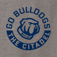 Load image into Gallery viewer, Go Bulldogs New Era ® Ladies Tri-Blend 3/4-Sleeve Tee-Shadow Grey
