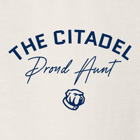 Load image into Gallery viewer, Proud Aunt New Era ® Ladies Tri-Blend 3/4-Sleeve Tee-Fan White
