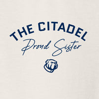 Load image into Gallery viewer, Proud Sister New Era ® Ladies Tri-Blend 3/4-Sleeve Tee- Fan White
