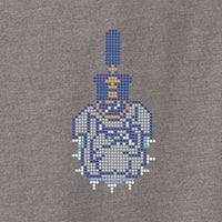 Load image into Gallery viewer, Spike Rhinestones New Era ® Ladies Tri-Blend 3/4-Sleeve Tee-Shadow Grey
