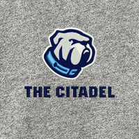Load image into Gallery viewer, The Citadel Bulldog Ladies French Terry Baseball Full-Zip-Light Graphite-Twist Graphite

