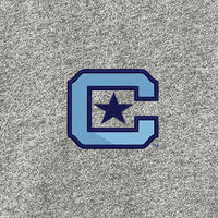 Load image into Gallery viewer, The Citadel C Ladies French Terry Baseball Full-Zip - Light Graphite Twist/ Graphite
