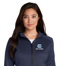 Load image into Gallery viewer, The Citadel New Era Ladies Venue Fleece Full-Zip Hoodie
