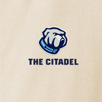 Load image into Gallery viewer, The Citadel Bulldog Ladies Lightweight French Terry Bomber-Ecru
