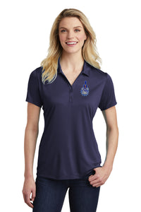 Load image into Gallery viewer, Spike Ladies Performance Polo- Navy
