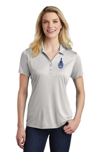 Load image into Gallery viewer, Spike Ladies Performance Polo- Silver
