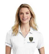 Load image into Gallery viewer, The Citadel Shield Class of 2012 Ladies Performance Polo-White
