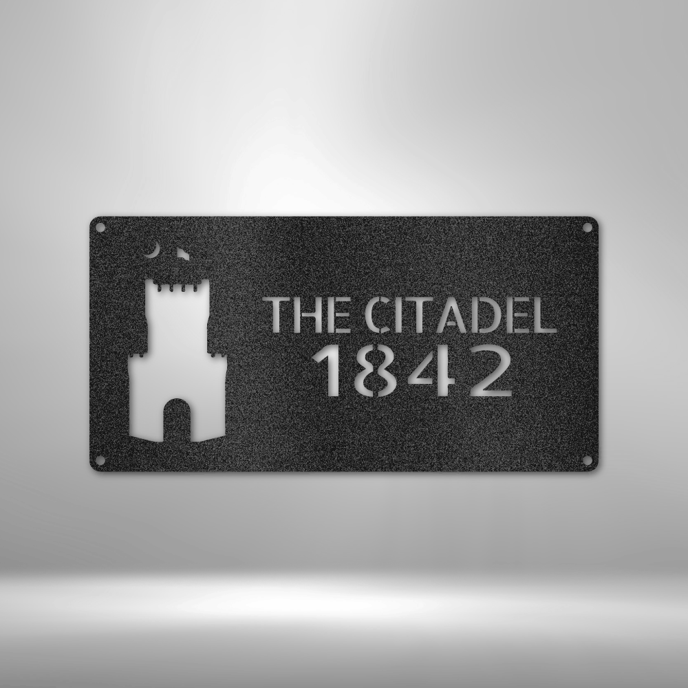 The Citadel Logo Powder Coated Steel Wall art