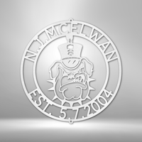 Load image into Gallery viewer, The Citadel, Spike logo - Customizable Powder Coated Steel Wall Art
