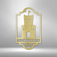 Load image into Gallery viewer, The Citadel Logo - Powder Coated Steel Wall Art
