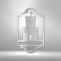 Load image into Gallery viewer, The Citadel Logo - Powder Coated Steel Wall Art
