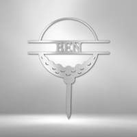 Load image into Gallery viewer, The Citadel, Custom Golf Ball Monogram - Yard Art
