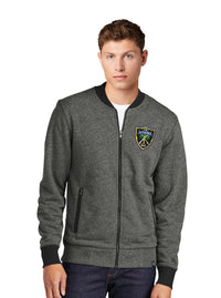Load image into Gallery viewer, The Citadel Shield French Terry Baseball Full-Zip-Black Twist-Black
