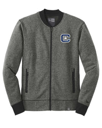 Load image into Gallery viewer, The Citadel C French Terry Baseball Full-Zip_Black Twist-Black
