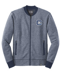 Load image into Gallery viewer, The Citadel C French Terry Baseball Full-Zip_True NavyTwist-TrueNavy
