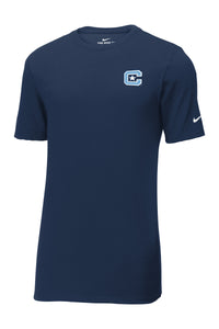 Load image into Gallery viewer, The Citadel C Nike Dri-FIT Cotton/Poly Tee-Collage Navy
