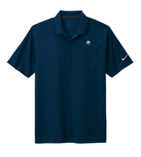 Load image into Gallery viewer, The Citadel Bulldog Nike Dri-FIT Micro Pique 2.0 Pocket Polo-Navy
