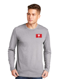 Load image into Gallery viewer, Big Red Cotton Long Sleeve Tee- Heather Gray
