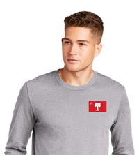 Load image into Gallery viewer, Big Red Cotton Long Sleeve Tee- Heather Gray
