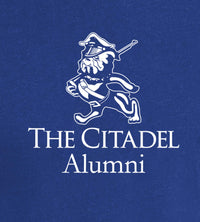 Load image into Gallery viewer, The Marching Bulldog Alumni Cotton Long Sleeve Tee-Royal
