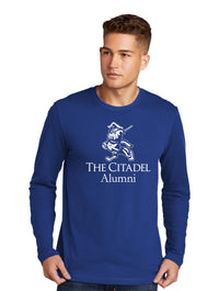 Load image into Gallery viewer, The Marching Bulldog Alumni Cotton Long Sleeve Tee-Royal
