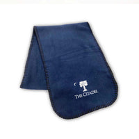 Load image into Gallery viewer, Big Red Palmetto Fleece Scarf-Navy
