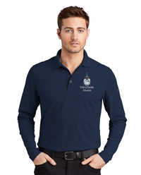 Load image into Gallery viewer, The Citadel Alumni Spike OGIO Men&#39;s Long Sleeves Embroidery Polo-Navy
