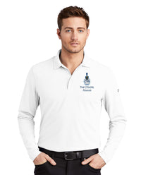 Load image into Gallery viewer, The Citadel Alumni Spike OGIO Men&#39;s Long Sleeves Embroidery Polo-White
