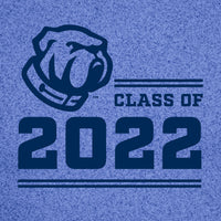 Load image into Gallery viewer, Class of 2022 Ringer Tee-Heather royal-Navy
