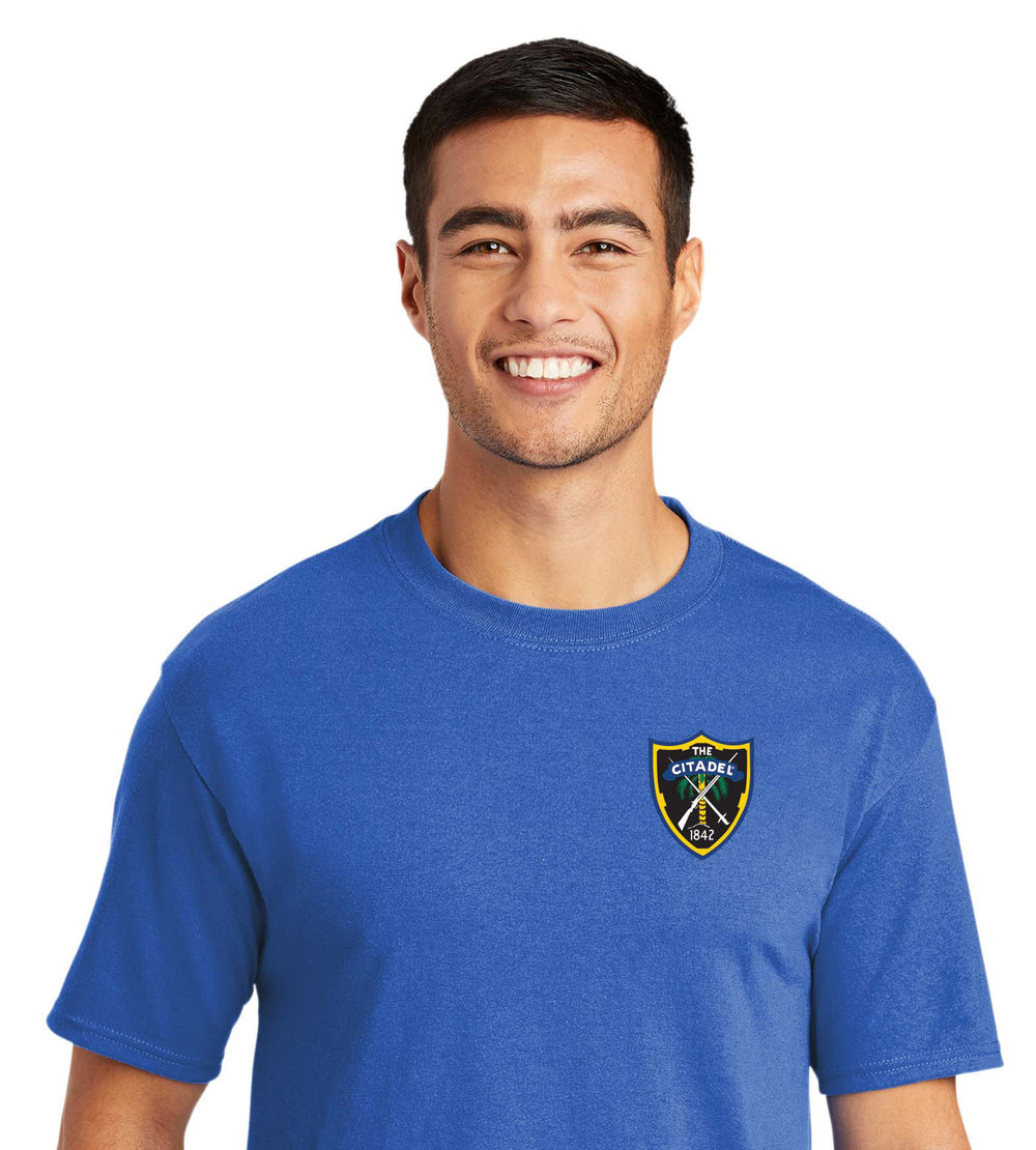 The Citadel Shield Core Blend Tee-Royal