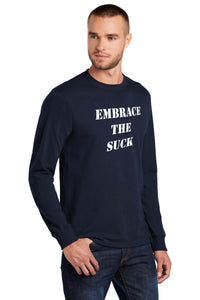 Load image into Gallery viewer, Embrace The Suck Long Sleeve Core Blend Tee Core Blend Tee
