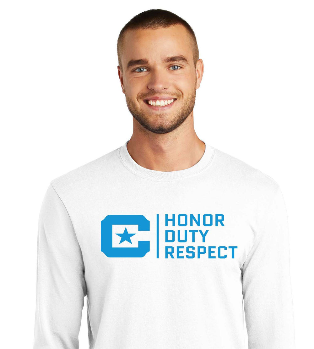 Honor Duty Respect Long Sleeve Core Blend Tee Core Blend Tee