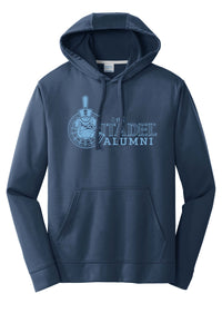 Load image into Gallery viewer, The Citadel Spike Alumni Performance Fleece Pullover Sweatshirt- Navy
