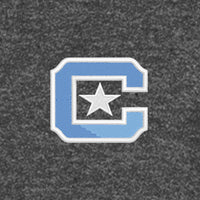 Load image into Gallery viewer, The Citadel Block C Core Fleece Full-Zip Hooded Sweatshirt-DarkHeatherGrey
