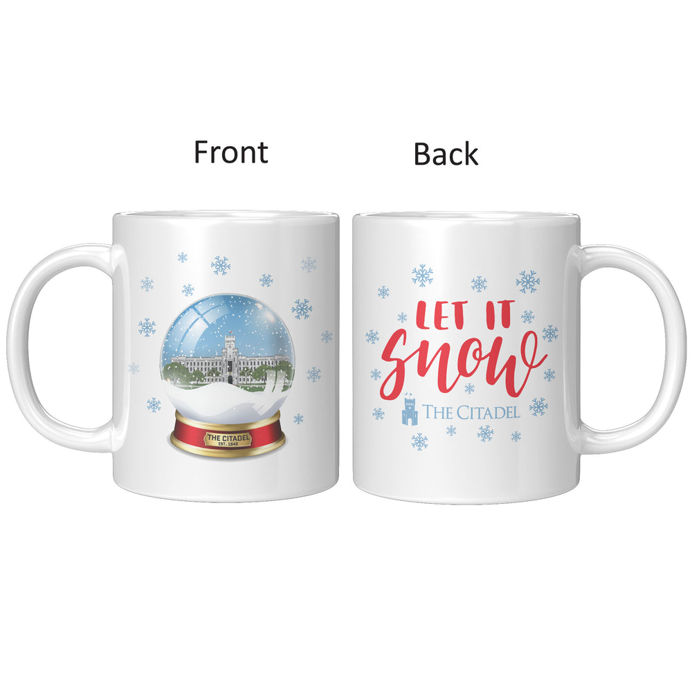 Padgett Thomas Barracks Snow Globe 11oz White Mug